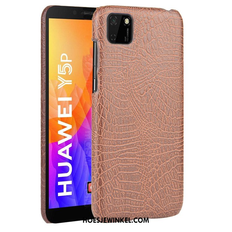 Huawei Y5p Hoesje Bescherming Zwart Hoes, Huawei Y5p Hoesje Hard Leer