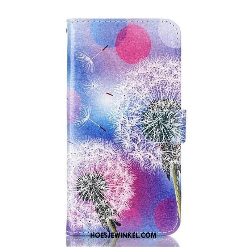 Huawei Y6 2018 Hoesje Anti-fall Folio Roze, Huawei Y6 2018 Hoesje Ondersteuning Bescherming