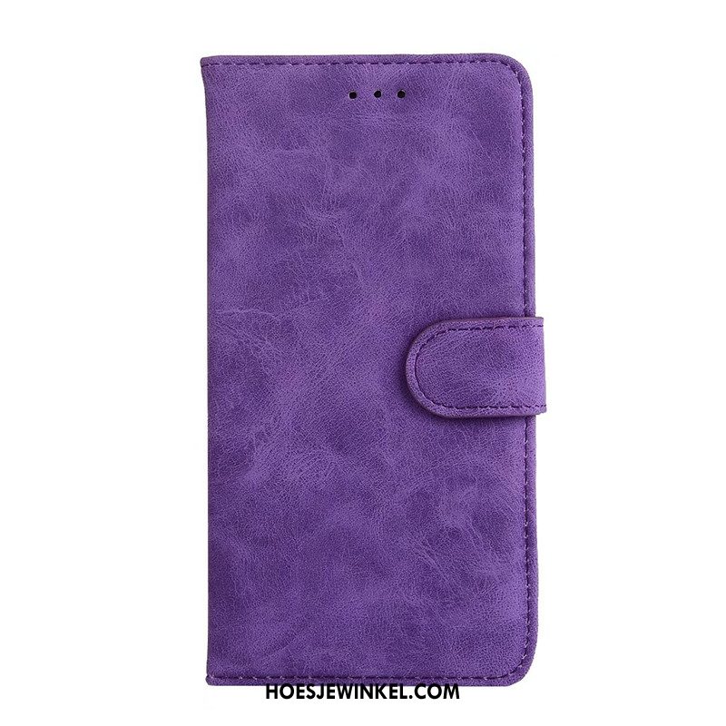 Huawei Y6 2018 Hoesje Anti-fall Mobiele Telefoon Clamshell, Huawei Y6 2018 Hoesje Schrobben Blauw