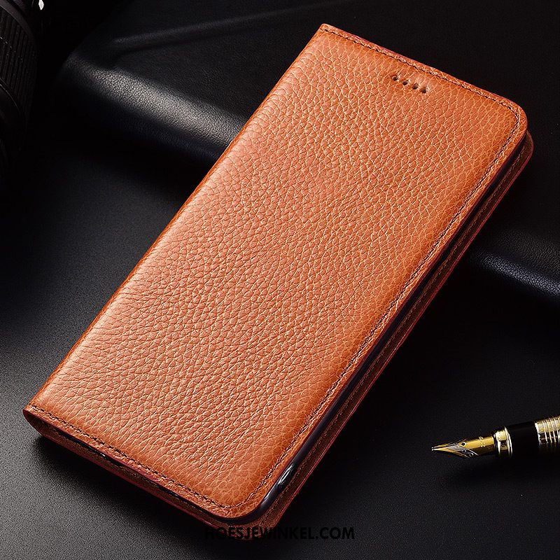 Huawei Y6 2018 Hoesje Bescherming Anti-fall Hoes, Huawei Y6 2018 Hoesje Leren Etui Soort Aziatische Vrucht