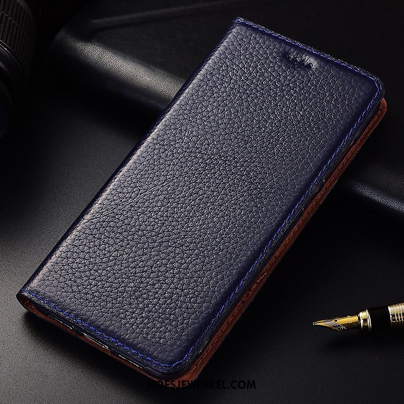 Huawei Y6 2018 Hoesje Bescherming Anti-fall Hoes, Huawei Y6 2018 Hoesje Leren Etui Soort Aziatische Vrucht