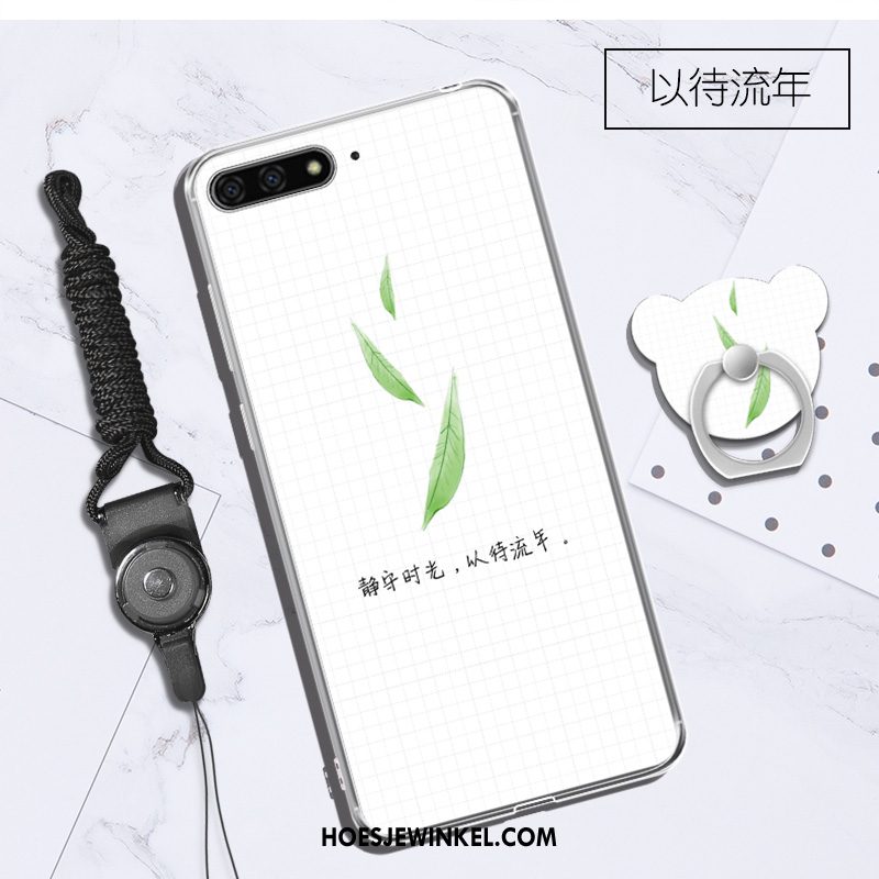 Huawei Y6 2018 Hoesje Bescherming Mobiele Telefoon Zacht, Huawei Y6 2018 Hoesje Groen Anti-fall