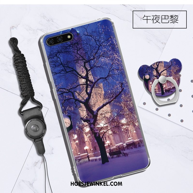 Huawei Y6 2018 Hoesje Bescherming Mobiele Telefoon Zacht, Huawei Y6 2018 Hoesje Groen Anti-fall