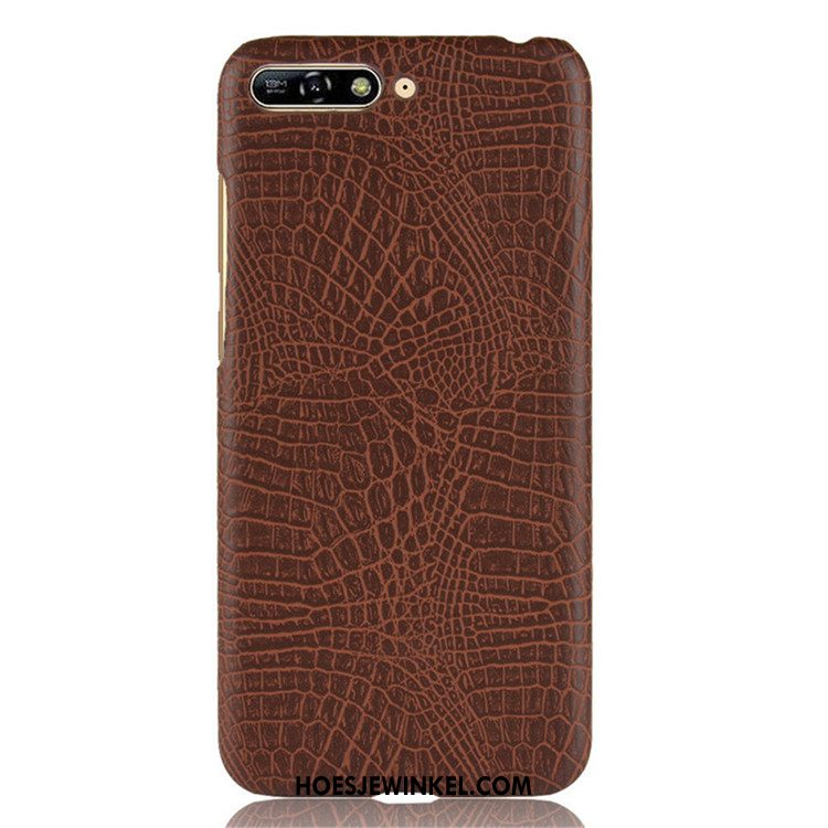 Huawei Y6 2018 Hoesje Bescherming Wit Anti-fall, Huawei Y6 2018 Hoesje Hard Vintage