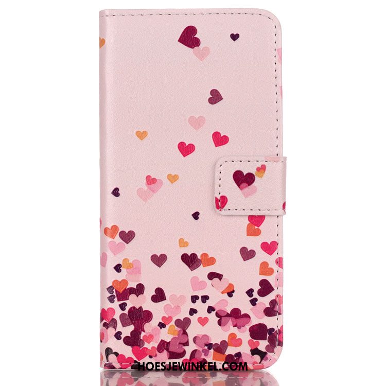 Huawei Y6 2018 Hoesje Hoes Roze Bescherming, Huawei Y6 2018 Hoesje Jeugd Patroon