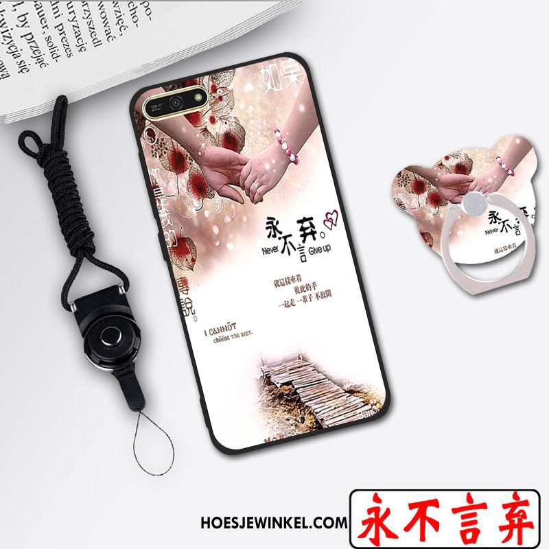 Huawei Y6 2018 Hoesje Licht Mobiele Telefoon Hoes, Huawei Y6 2018 Hoesje Hanger Bescherming