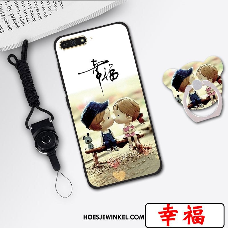 Huawei Y6 2018 Hoesje Licht Mobiele Telefoon Hoes, Huawei Y6 2018 Hoesje Hanger Bescherming