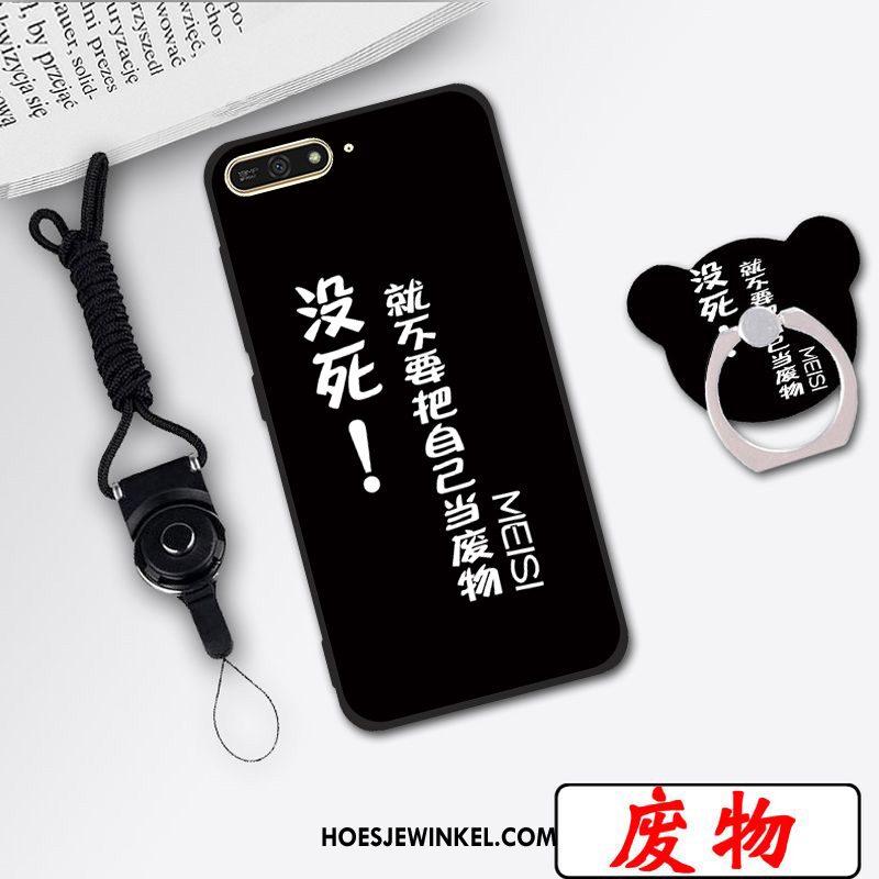 Huawei Y6 2018 Hoesje Licht Mobiele Telefoon Hoes, Huawei Y6 2018 Hoesje Hanger Bescherming