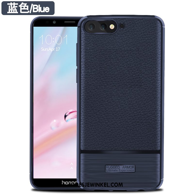 Huawei Y6 2018 Hoesje Patroon Soort Aziatische Vrucht Zwart, Huawei Y6 2018 Hoesje Zacht Bescherming