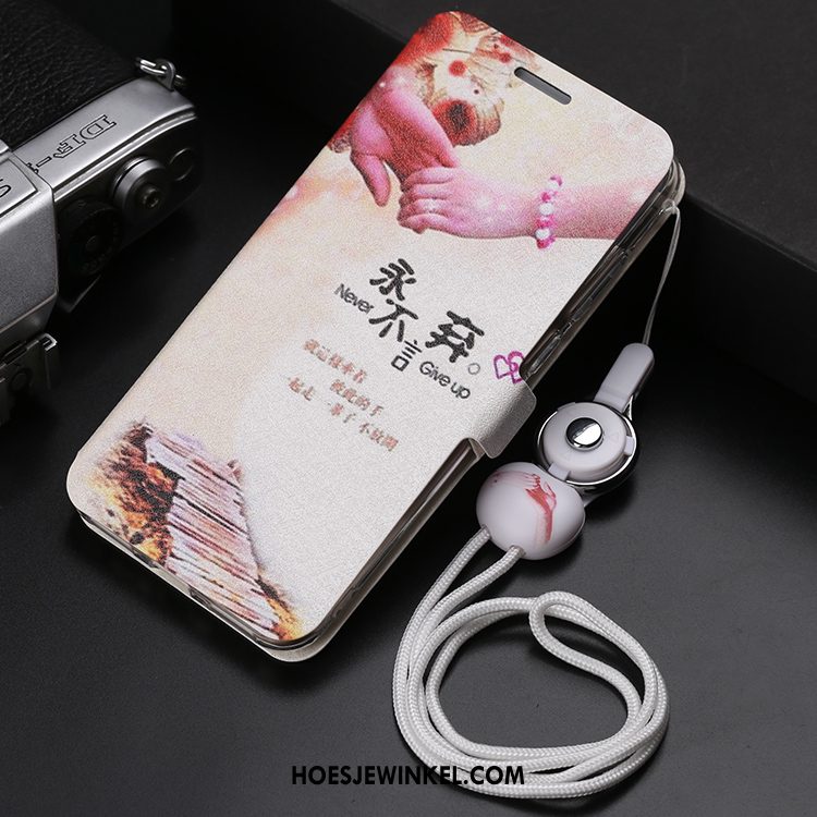 Huawei Y6 2018 Hoesje Spotprent Zacht Leren Etui, Huawei Y6 2018 Hoesje Bescherming Mobiele Telefoon