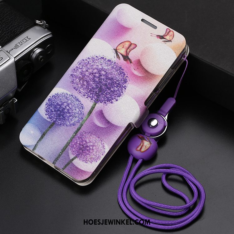 Huawei Y6 2018 Hoesje Spotprent Zacht Leren Etui, Huawei Y6 2018 Hoesje Bescherming Mobiele Telefoon