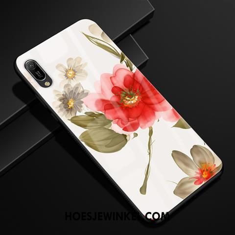 Huawei Y6 2019 Hoesje Anti-fall Vers Mobiele Telefoon, Huawei Y6 2019 Hoesje Bescherming Glas