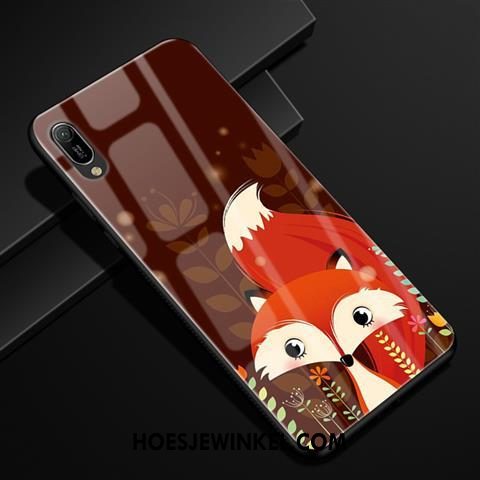 Huawei Y6 2019 Hoesje Bescherming Anti-fall Mobiele Telefoon, Huawei Y6 2019 Hoesje Scheppend Spotprent