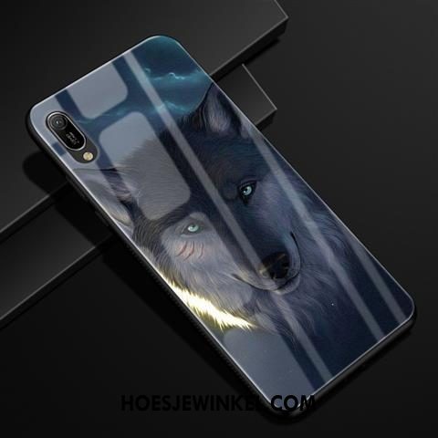 Huawei Y6 2019 Hoesje Bescherming Anti-fall Mobiele Telefoon, Huawei Y6 2019 Hoesje Scheppend Spotprent