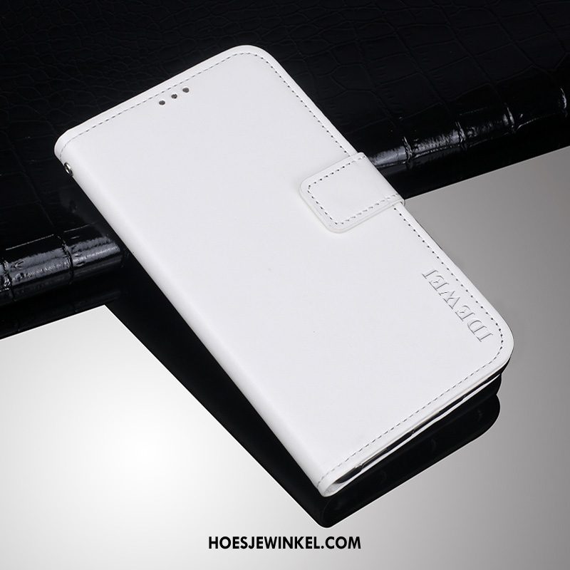 Huawei Y6 2019 Hoesje Bescherming Leren Etui Hoes, Huawei Y6 2019 Hoesje Mobiele Telefoon Anti-fall