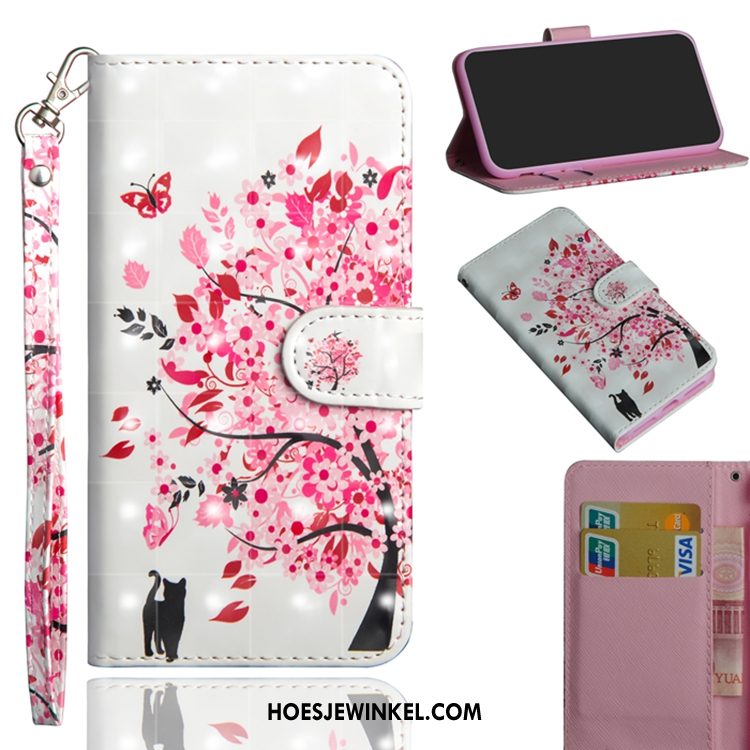 Huawei Y6 2019 Hoesje Hoes Mobiele Telefoon Wit, Huawei Y6 2019 Hoesje Bescherming