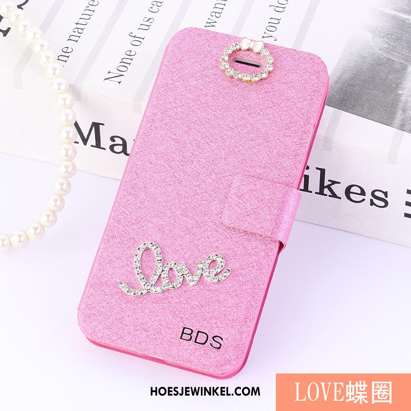 Huawei Y6 2019 Hoesje Leren Etui Mobiele Telefoon Anti-fall, Huawei Y6 2019 Hoesje Hoes Folio