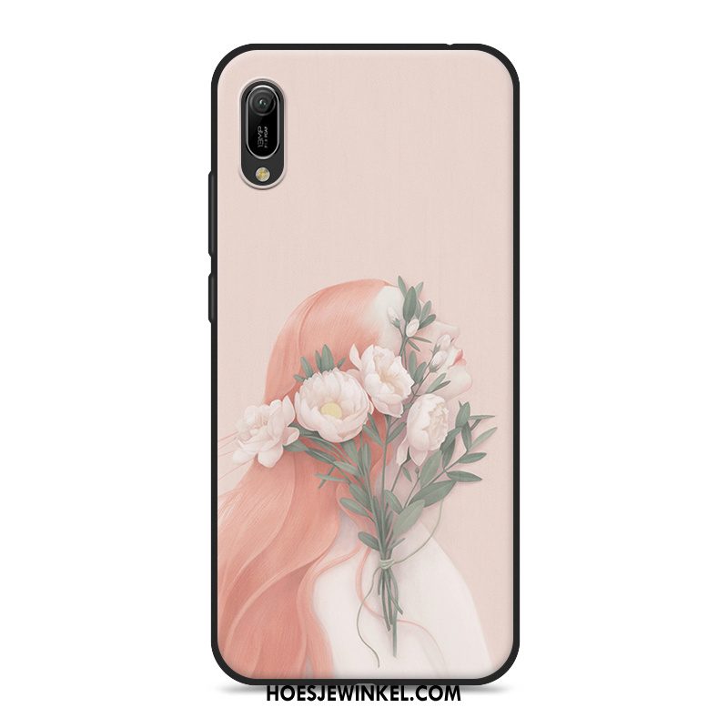 Huawei Y6 2019 Hoesje Mobiele Telefoon Vers Blauw, Huawei Y6 2019 Hoesje Mini Kunst