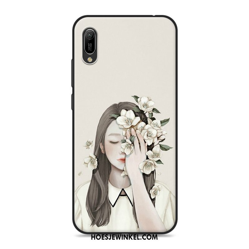 Huawei Y6 2019 Hoesje Mobiele Telefoon Vers Blauw, Huawei Y6 2019 Hoesje Mini Kunst