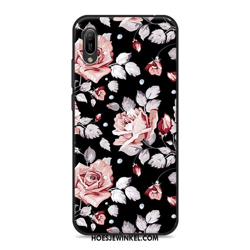 Huawei Y6 2019 Hoesje Mobiele Telefoon Zacht Grijs, Huawei Y6 2019 Hoesje Hoes Spotprent