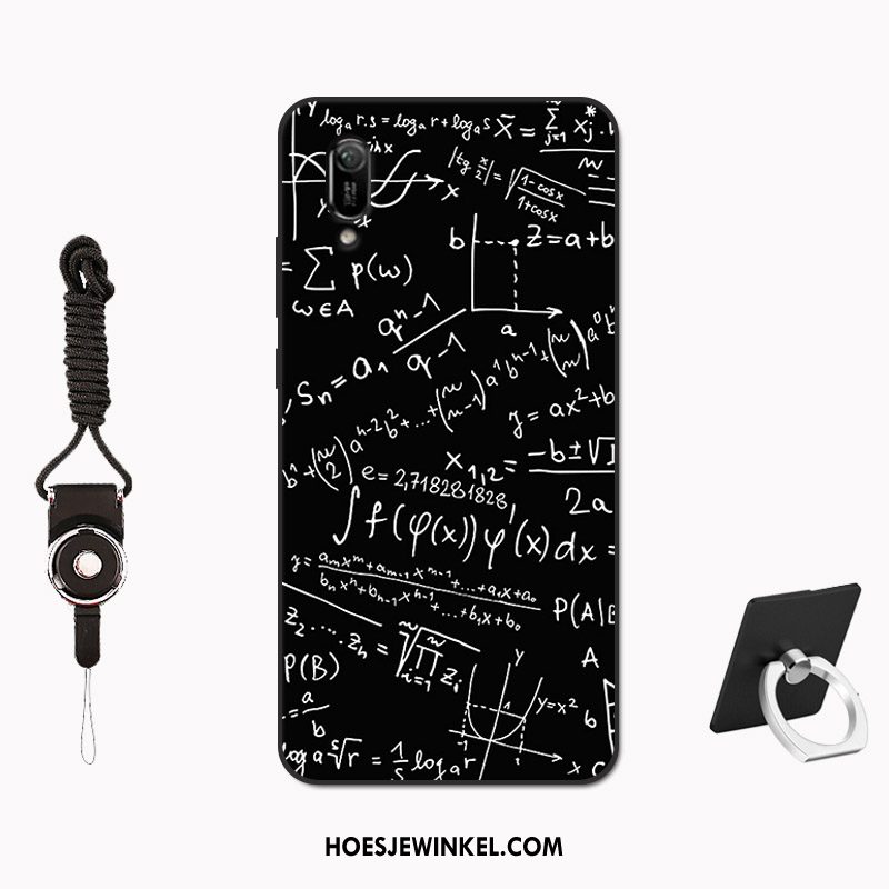 Huawei Y6 2019 Hoesje Mode High End Trendy Merk, Huawei Y6 2019 Hoesje Schrobben Patroon