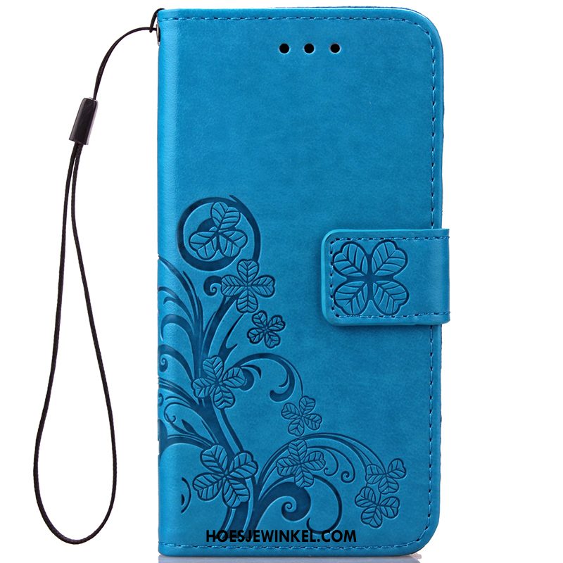 Huawei Y6 2019 Hoesje Patroon Leren Etui Kaart, Huawei Y6 2019 Hoesje Ondersteuning Mobiele Telefoon