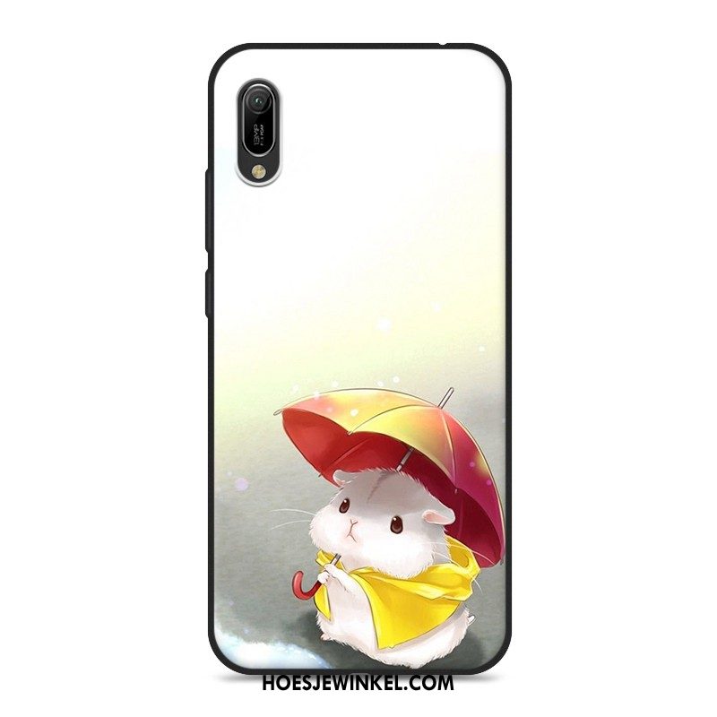 Huawei Y6 2019 Hoesje Spotprent Zacht Siliconen, Huawei Y6 2019 Hoesje Mobiele Telefoon Hoes