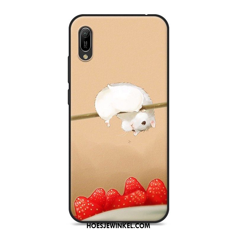 Huawei Y6 2019 Hoesje Spotprent Zacht Siliconen, Huawei Y6 2019 Hoesje Mobiele Telefoon Hoes