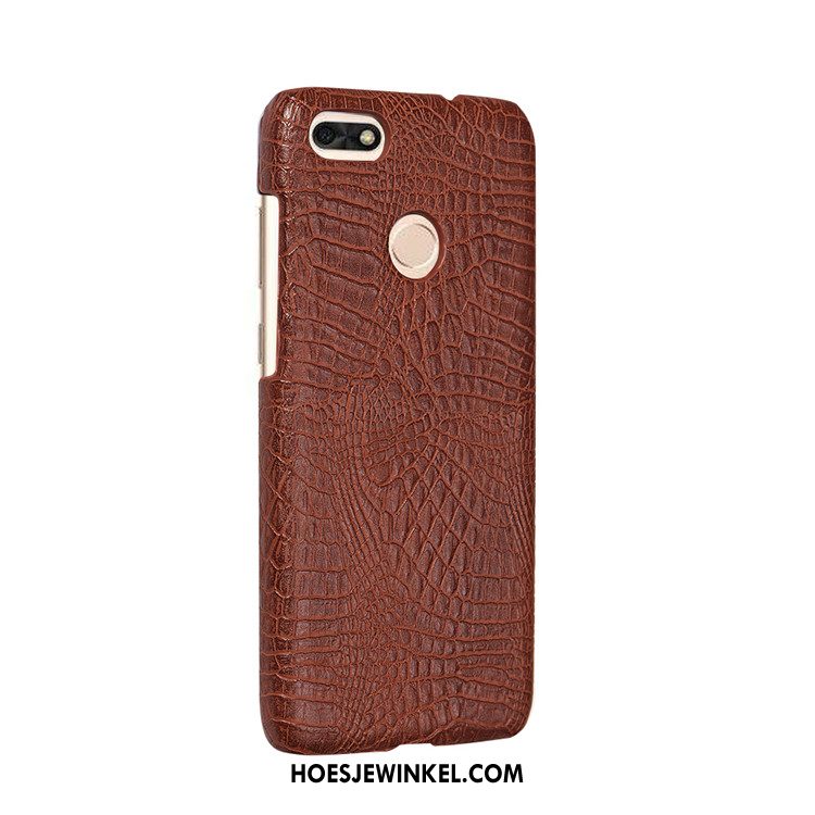 Huawei Y6 Pro 2017 Hoesje Krokodil Bescherming Hard, Huawei Y6 Pro 2017 Hoesje Mobiele Telefoon Vintage