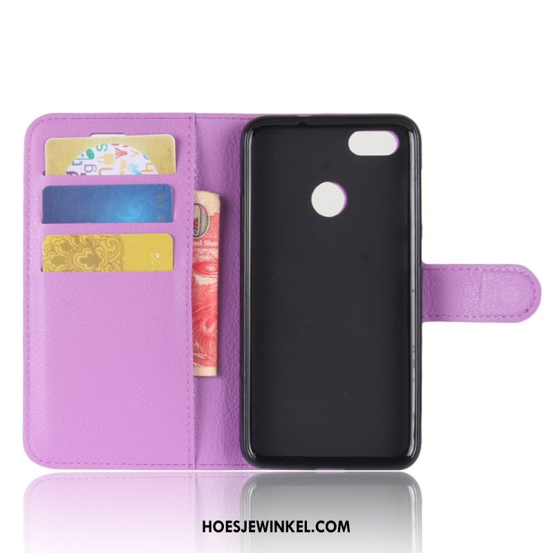 Huawei Y6 Pro 2017 Hoesje Mobiele Telefoon Purper Clamshell, Huawei Y6 Pro 2017 Hoesje Hoes Roze