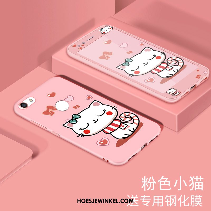 Huawei Y6 Pro 2017 Hoesje Mobiele Telefoon Spotprent Zacht, Huawei Y6 Pro 2017 Hoesje Rood Mooie