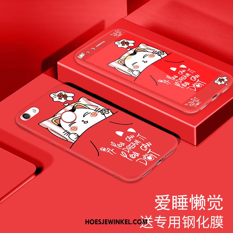 Huawei Y6 Pro 2017 Hoesje Mobiele Telefoon Spotprent Zacht, Huawei Y6 Pro 2017 Hoesje Rood Mooie