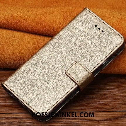 Huawei Y6 Pro 2017 Hoesje Persoonlijk Anti-fall Bescherming, Huawei Y6 Pro 2017 Hoesje Trendy Merk Leren Etui Braun