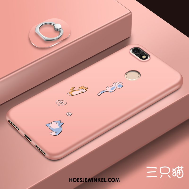 Huawei Y6 Pro 2017 Hoesje Zacht Mobiele Telefoon Spotprent, Huawei Y6 Pro 2017 Hoesje Geel Kleur