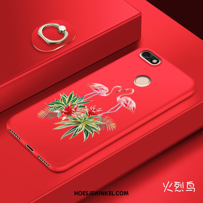 Huawei Y6 Pro 2017 Hoesje Zacht Mobiele Telefoon Spotprent, Huawei Y6 Pro 2017 Hoesje Geel Kleur