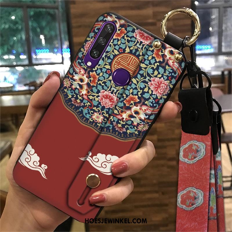 Huawei Y6p Hoesje Vintage Hoes Scheppend, Huawei Y6p Hoesje Mobiele Telefoon Ondersteuning