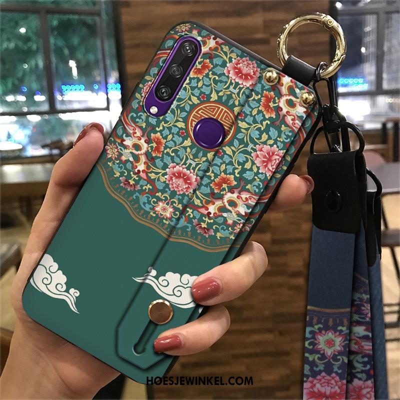 Huawei Y6p Hoesje Vintage Hoes Scheppend, Huawei Y6p Hoesje Mobiele Telefoon Ondersteuning