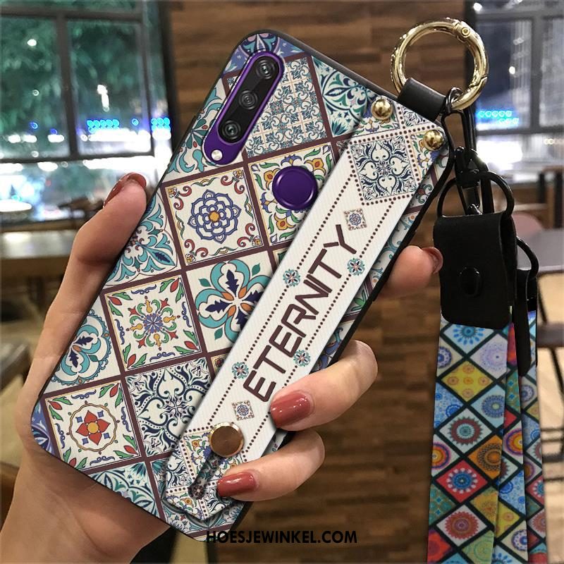 Huawei Y6p Hoesje Vintage Hoes Scheppend, Huawei Y6p Hoesje Mobiele Telefoon Ondersteuning