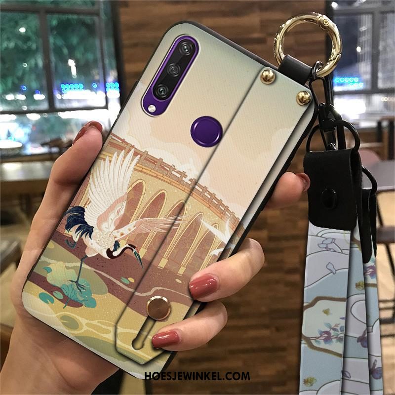 Huawei Y6p Hoesje Vintage Hoes Scheppend, Huawei Y6p Hoesje Mobiele Telefoon Ondersteuning