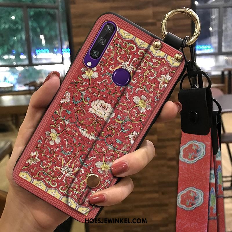 Huawei Y6p Hoesje Vintage Hoes Scheppend, Huawei Y6p Hoesje Mobiele Telefoon Ondersteuning