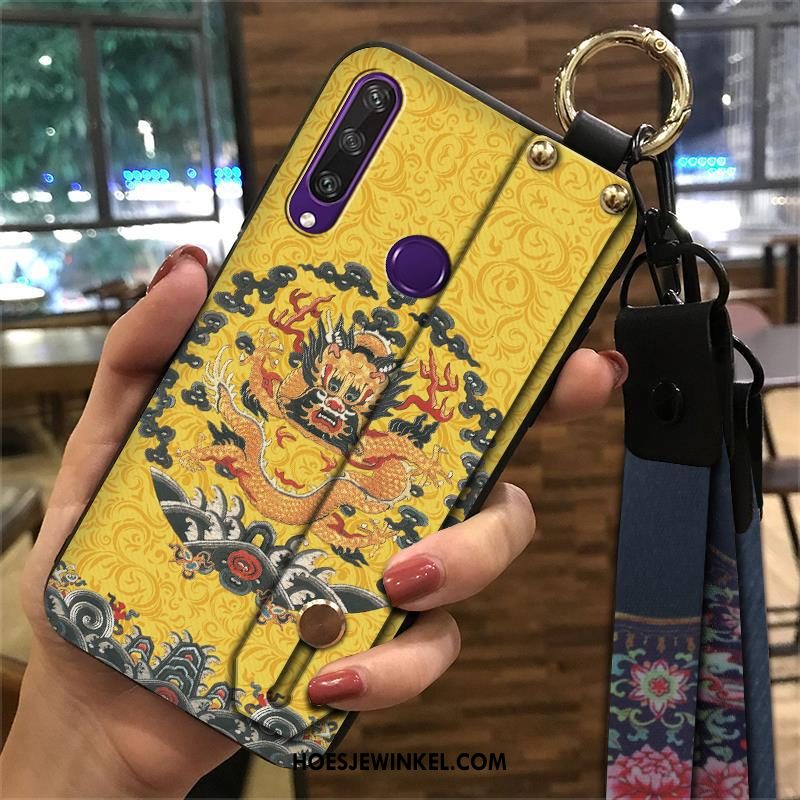 Huawei Y6p Hoesje Vintage Hoes Scheppend, Huawei Y6p Hoesje Mobiele Telefoon Ondersteuning