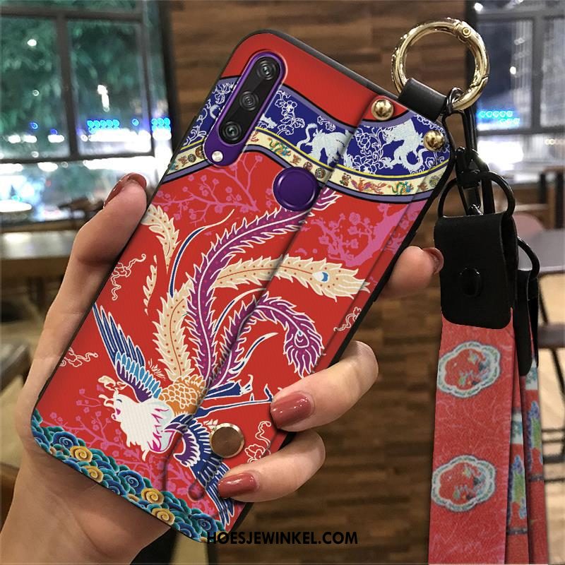 Huawei Y6p Hoesje Vintage Hoes Scheppend, Huawei Y6p Hoesje Mobiele Telefoon Ondersteuning