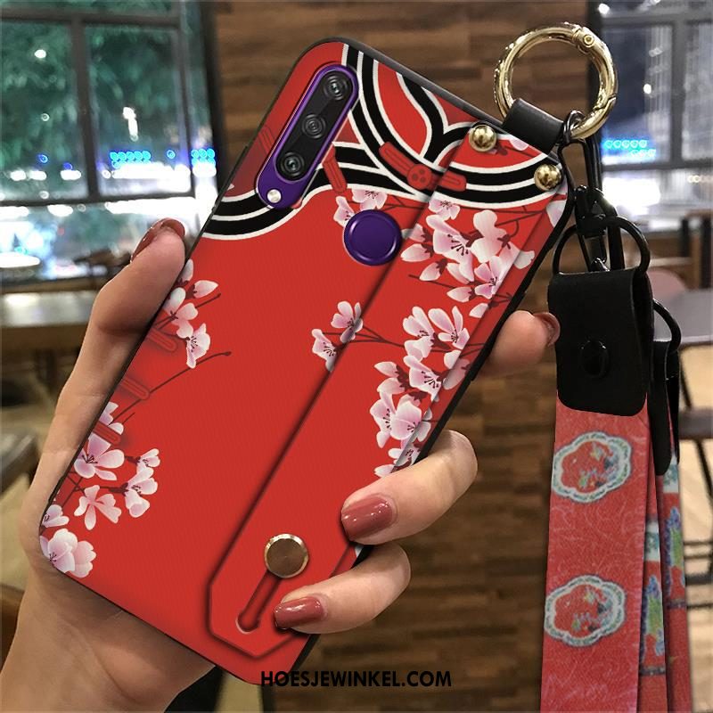 Huawei Y6p Hoesje Vintage Hoes Scheppend, Huawei Y6p Hoesje Mobiele Telefoon Ondersteuning