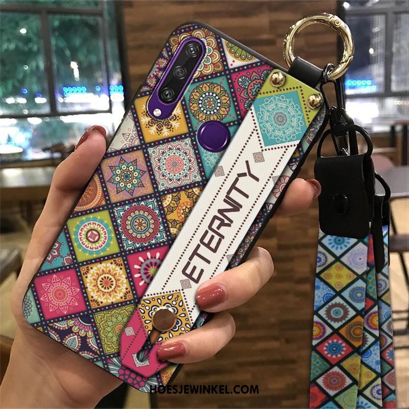 Huawei Y6p Hoesje Vintage Hoes Scheppend, Huawei Y6p Hoesje Mobiele Telefoon Ondersteuning