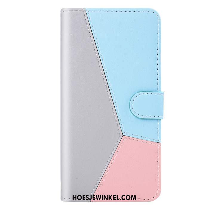 Huawei Y6s Hoesje Clamshell Spotprent Bescherming, Huawei Y6s Hoesje Blauw Hoes