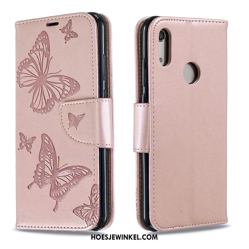 Huawei Y6s Hoesje Hoes Jeugd Vlinder, Huawei Y6s Hoesje Hanger Folio