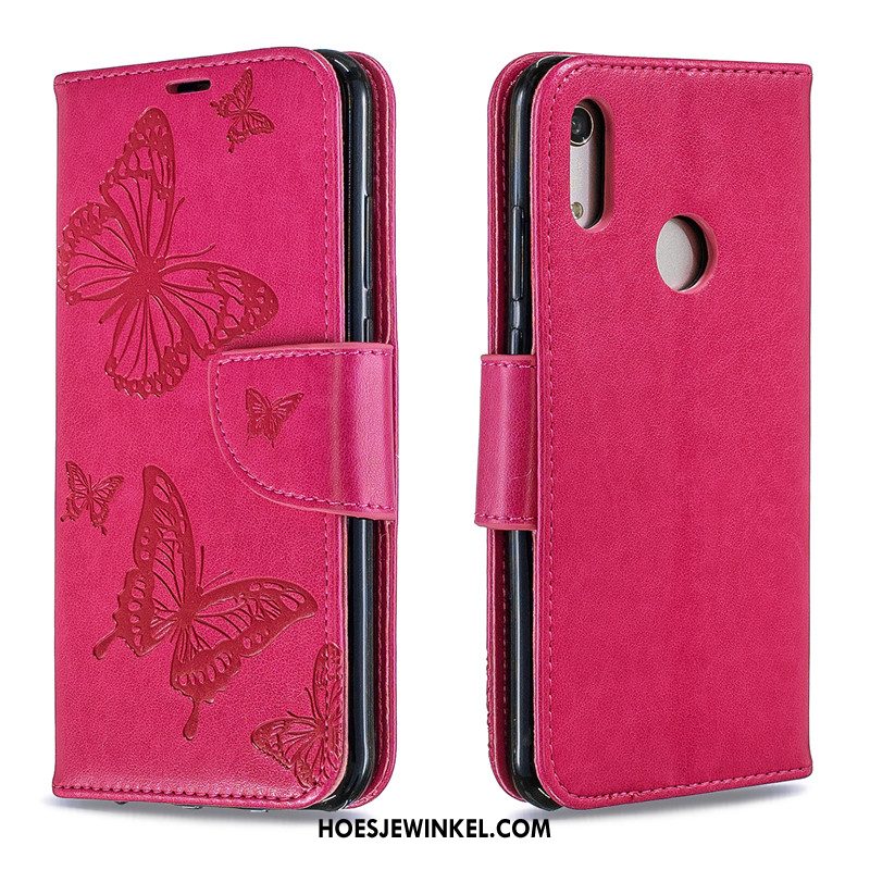 Huawei Y6s Hoesje Hoes Jeugd Vlinder, Huawei Y6s Hoesje Hanger Folio