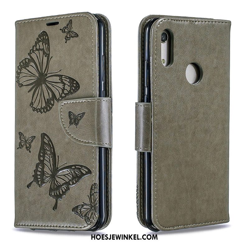 Huawei Y6s Hoesje Hoes Jeugd Vlinder, Huawei Y6s Hoesje Hanger Folio