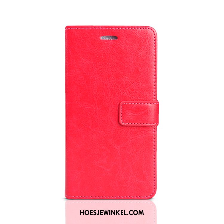 Huawei Y6s Hoesje Leren Etui Wit Mobiele Telefoon, Huawei Y6s Hoesje Clamshell