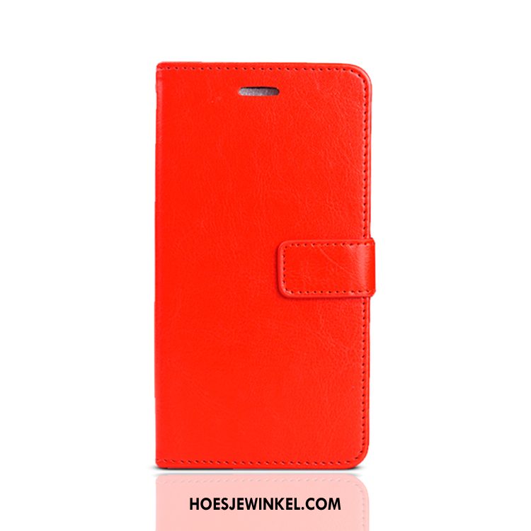 Huawei Y6s Hoesje Leren Etui Wit Mobiele Telefoon, Huawei Y6s Hoesje Clamshell